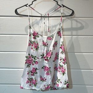 Cute Floral T back Top